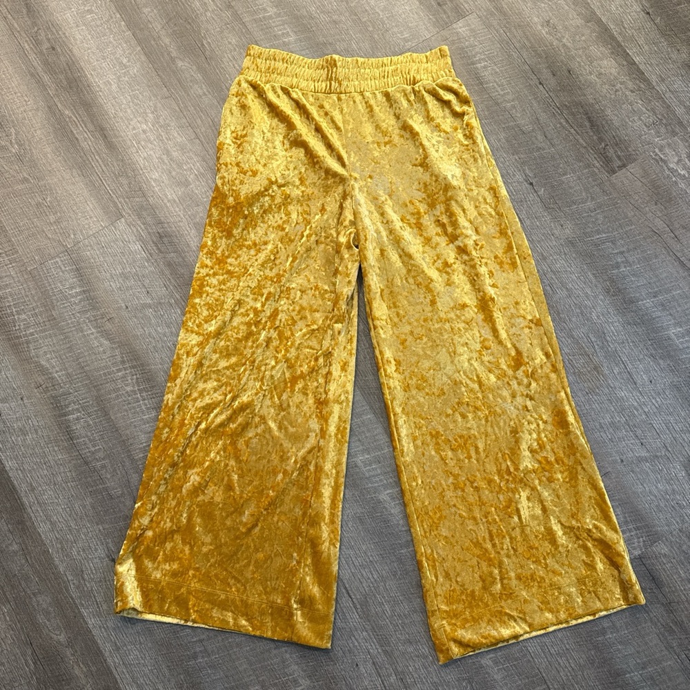 A New Day Gold Casual Palazzo Pants